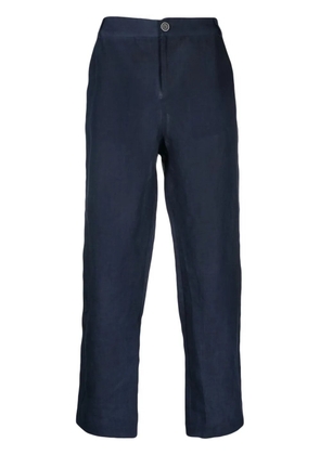Avant Toi straight-leg hemp trousers - Blue