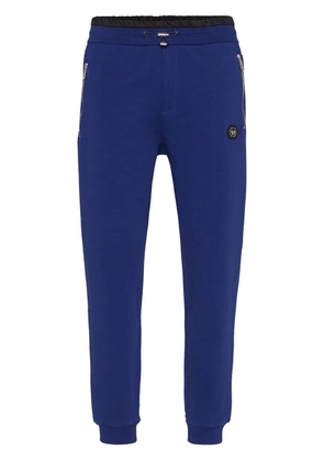 Philipp Plein puffered track pants - Blue