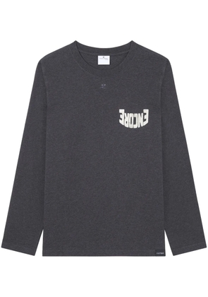 Courrèges Encore long-sleeved cotton T-shirt - Grey