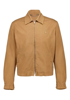 Alexander McQueen Skull-appliqué overshirt - Neutrals