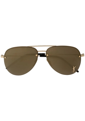 Saint Laurent Eyewear pilot-frame sunglasses - Black