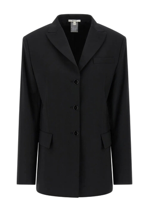 Nensi Dojaka peak-lapel tie-detail blazer - Black