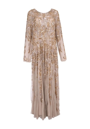 Mac Duggal crystal-embellished gown - Gold