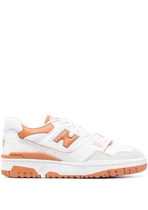 New Balance BB550 low-top leather sneakers - White