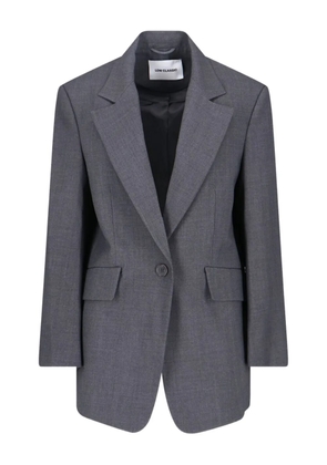 Low Classic Monopetto single-breasted wool blazer - Grey