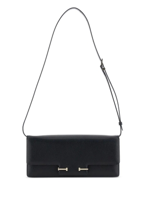 TOM FORD Enlongated leather shoulder bag - Black
