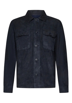 FRANZESE COLLECTION Brad Pitt shirt jacket - Blue