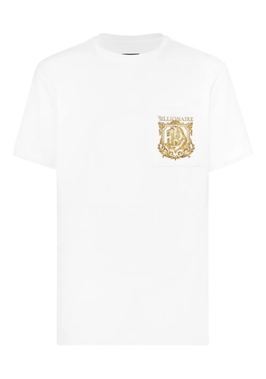 Billionaire crest-print T-shirt - White