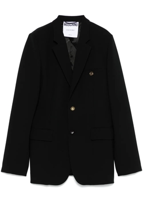 Moschino crepe blazer - Black