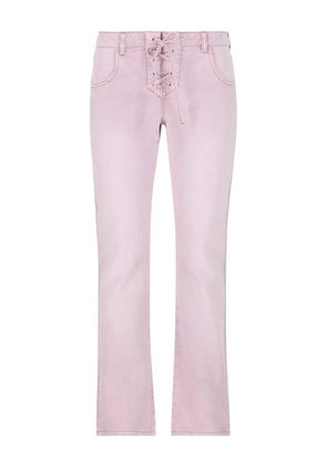 ISABEL MARANT lace-up jeans - Pink