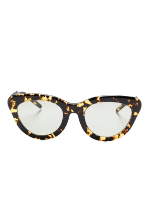 Megane and Me Brook tortoiseshell-pattern sunglasses - Brown