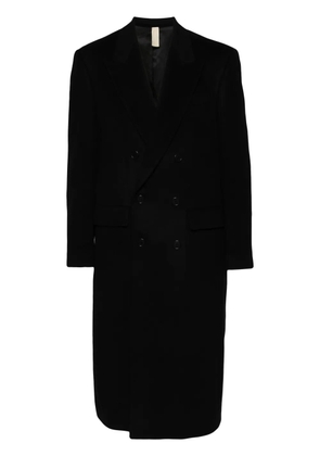 Sunflower double-breasted coat - Black
