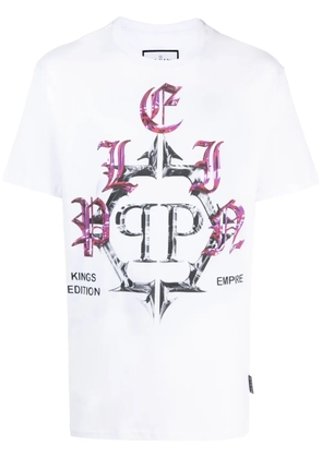 Philipp Plein SS Chrome round-neck T-shirt - White