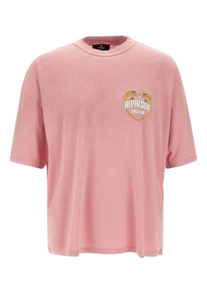 Represent graphic-print T-shirt - Pink