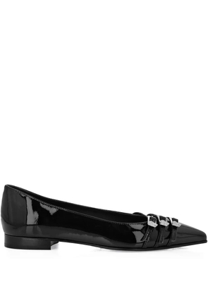 Philipp Plein multi-strap ballet flats - Black