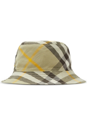 Burberry check-pattern reversible bucket hat - Neutrals