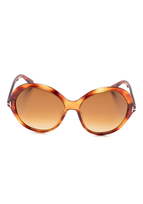 TOM FORD Eyewear round-frame sunglasses - Brown