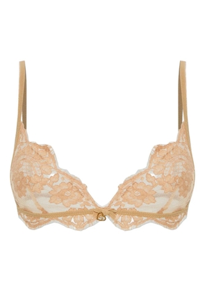 DSQUARED2 floral-lace bra - Neutrals