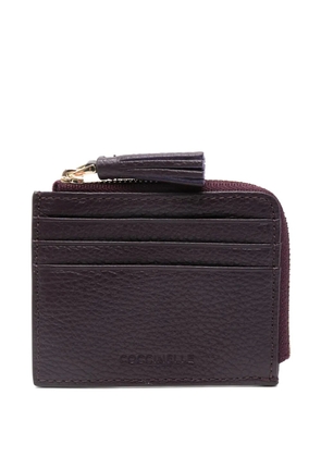 Coccinelle tassel-detail zip wallet - Purple
