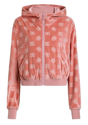 Dolce & Gabbana DNA logo-print cardigan - Pink