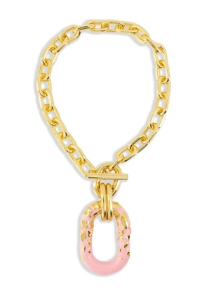 Rabanne statement-pendant necklace - Gold