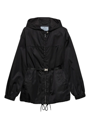 Prada Re-Nylon hooded jacket - Black