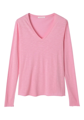 American Vintage Jacksonville V-neck T-shirt - Pink