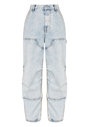 Alexander Wang wide-leg panelled jeans - Blue