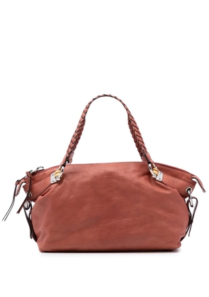 Gucci Pre-Owned 2016-2025 Medium Leather Bamboo Bar tote bag - Orange