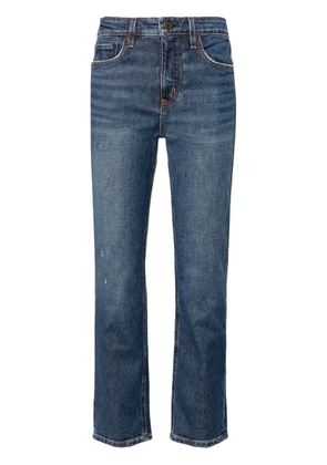 Lauren Ralph Lauren slim-leg cotton cropped jeans - Blue