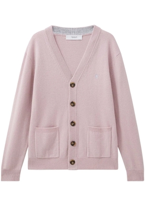 Pringle of Scotland wool v-neck cardigan - Pink