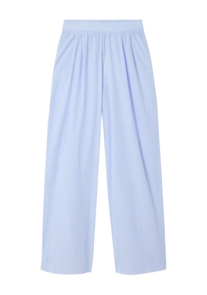 American Vintage Eluabird elasticated-waist palazzo trousers - Blue