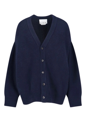 SA SU PHI V-neck cardigan - Blue