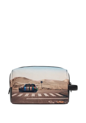 Paul Smith mini Desert wash bag - Neutrals
