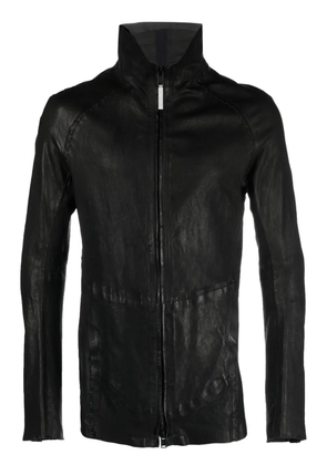 Isaac Sellam Experience high-neck leather jacket - Black