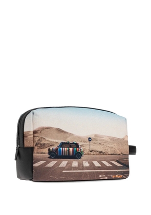 Paul Smith mini Desert wash bag - Neutrals
