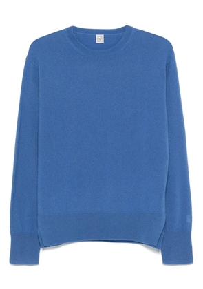 TOTEME crew-neck cashmere sweater - Blue