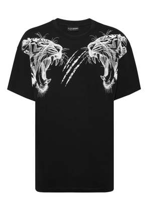 Plein Sport tiger-head round-neck t-shirt - Black