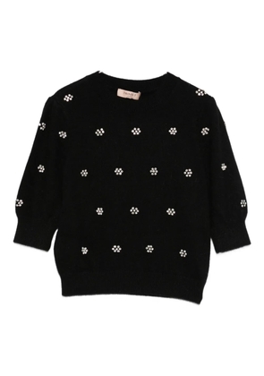 TWINSET crystal-embellished sweater - Black