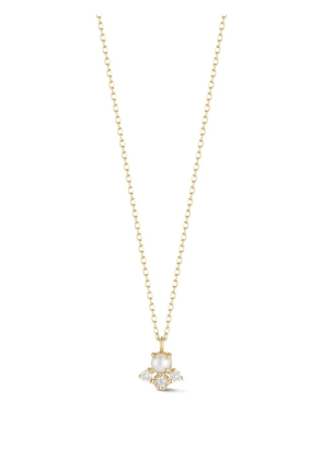 Mateo The Little Things pearl and diamond necklace - Gold