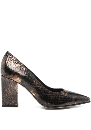 Pedro Miralles snakeskin pumps - Brown