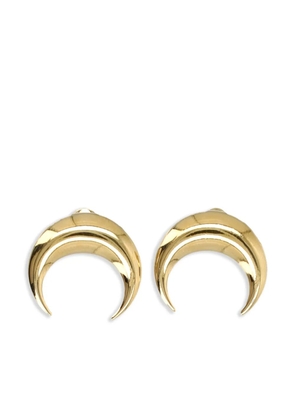 Marine Serre mini Crescent Moon earrings - Gold