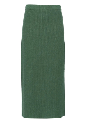 By Malene Birger Kyara ribbed midi skirt - Green