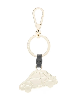 Coccinelle car-charm keyring - Gold