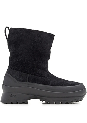 Diemme round-toe suede boots - Black