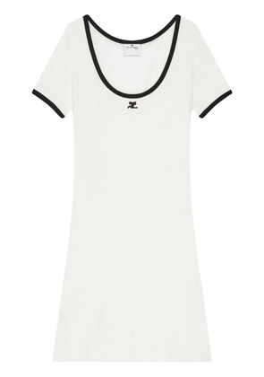Courrèges Holistic mini dress - White