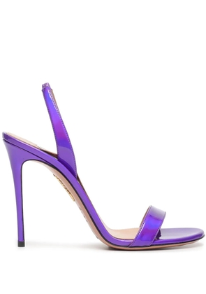Aquazzura 105mm So Nude sandals - Purple