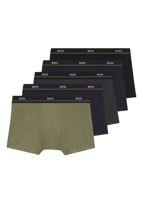 BOSS logo-detail boxer shorts (pack of five) - Black