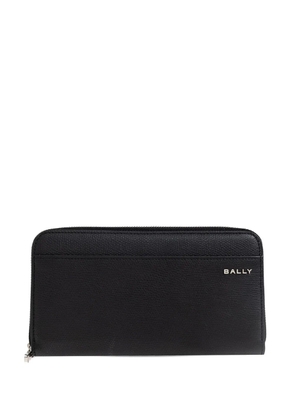 Bally zip leather wallet - Black