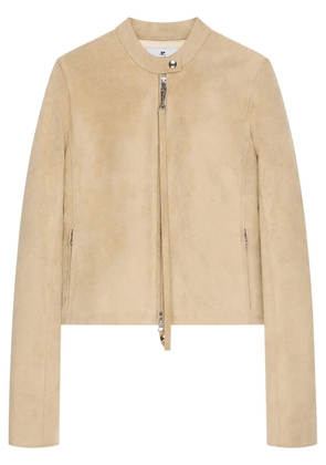 Courrèges suede jacket - Neutrals